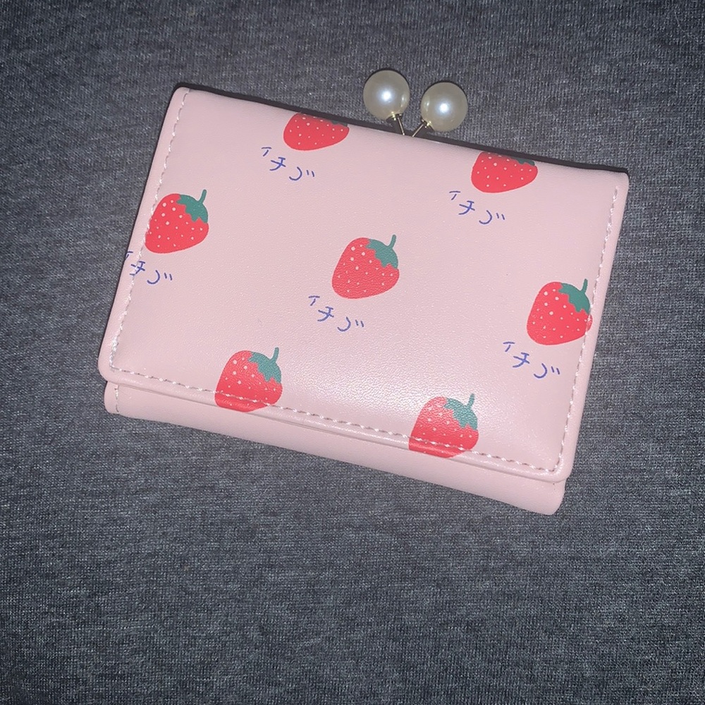 Cute strawberry wallet